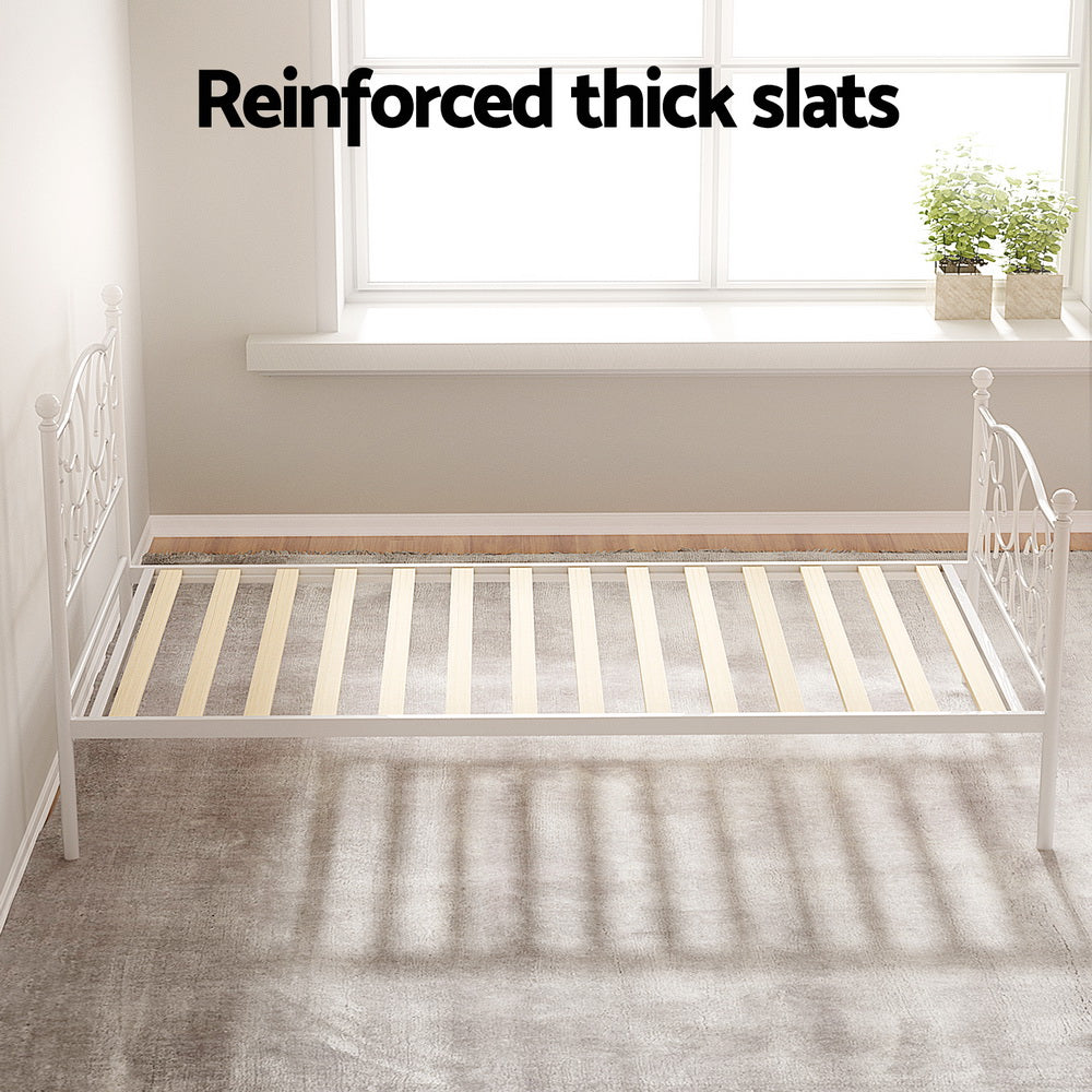 Groa Metal Bed Frame — Single