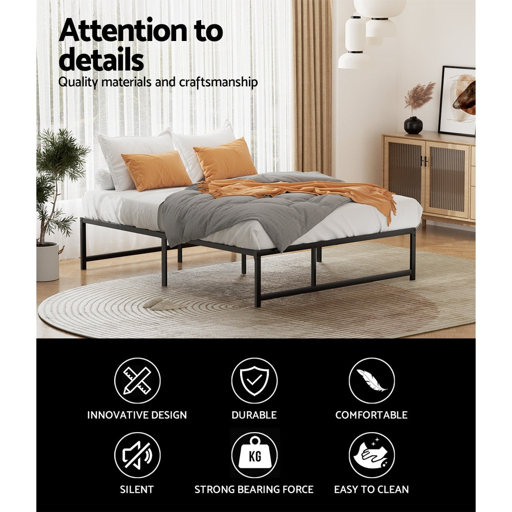 Tino Metal Bed Frame — Double