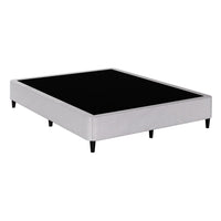 Artiss Mason Metal Bed Frame — Double with Sturdy Slats, Grey