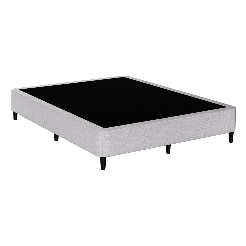 Artiss Mason Metal Bed Frame — Double with Sturdy Slats, Grey
