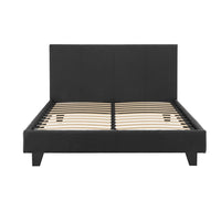 Neo Metal Bed Frame — Double, Charcoal