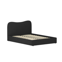 Dara Boucle Upholstered Bed Frame — Double
