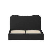 Dara Boucle Upholstered Bed Frame — Double