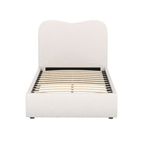 Dara Boucle Upholstered Bed Frame — Single