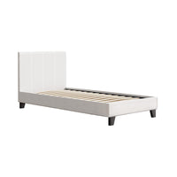 Neo Boucle Upholstered Bed Frame — Single