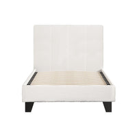 Neo Boucle Upholstered Bed Frame — Single