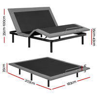 Artiss Electric Adjustable Bed Frame — King, Zero Gravity with Wireless Remote