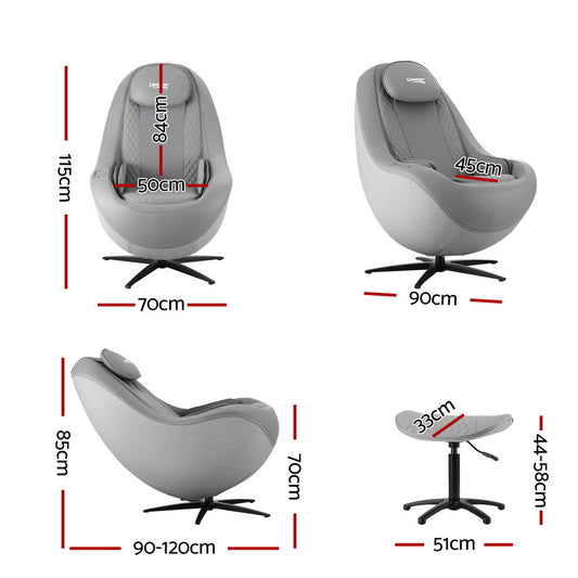 Livemor Massage Chair Electric Recliner Home Massager 3D ROLI