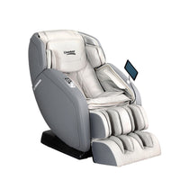 Livemor 4D Massage Chair Recliner - Full Body SL-Track Zero Gravity with AI Body Scan, Deep Tissue Electric Massager with Heat, 12 Auto Programs, LCD Touchscreen & Bluetooth, Grey