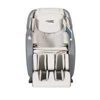 Livemor 4D Massage Chair Recliner - Full Body SL-Track Zero Gravity with AI Body Scan, Deep Tissue Electric Massager with Heat, 12 Auto Programs, LCD Touchscreen & Bluetooth, Grey