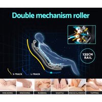 Livemor 4D Massage Chair Recliner SL Track Full Body Zero Gravity Massager Heated AI Body Scan Melisa