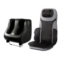 Livemor Full Back Massage Seat Cushion Heating With 360° Foot Massagers