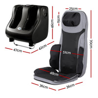 Livemor Full Back Massage Seat Cushion Heating With 360° Foot Massagers