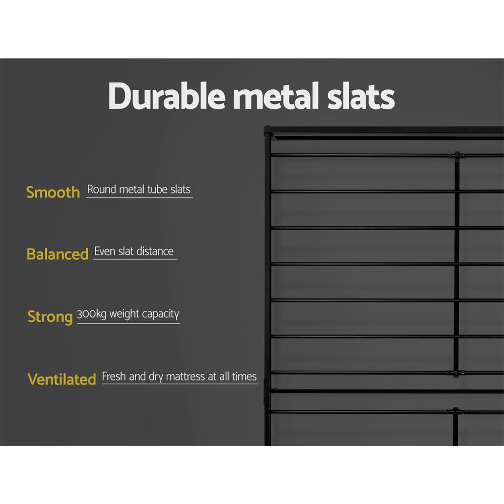 Dane Metal Bed Frame — Double