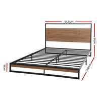 Dane Metal Bed Frame — Single