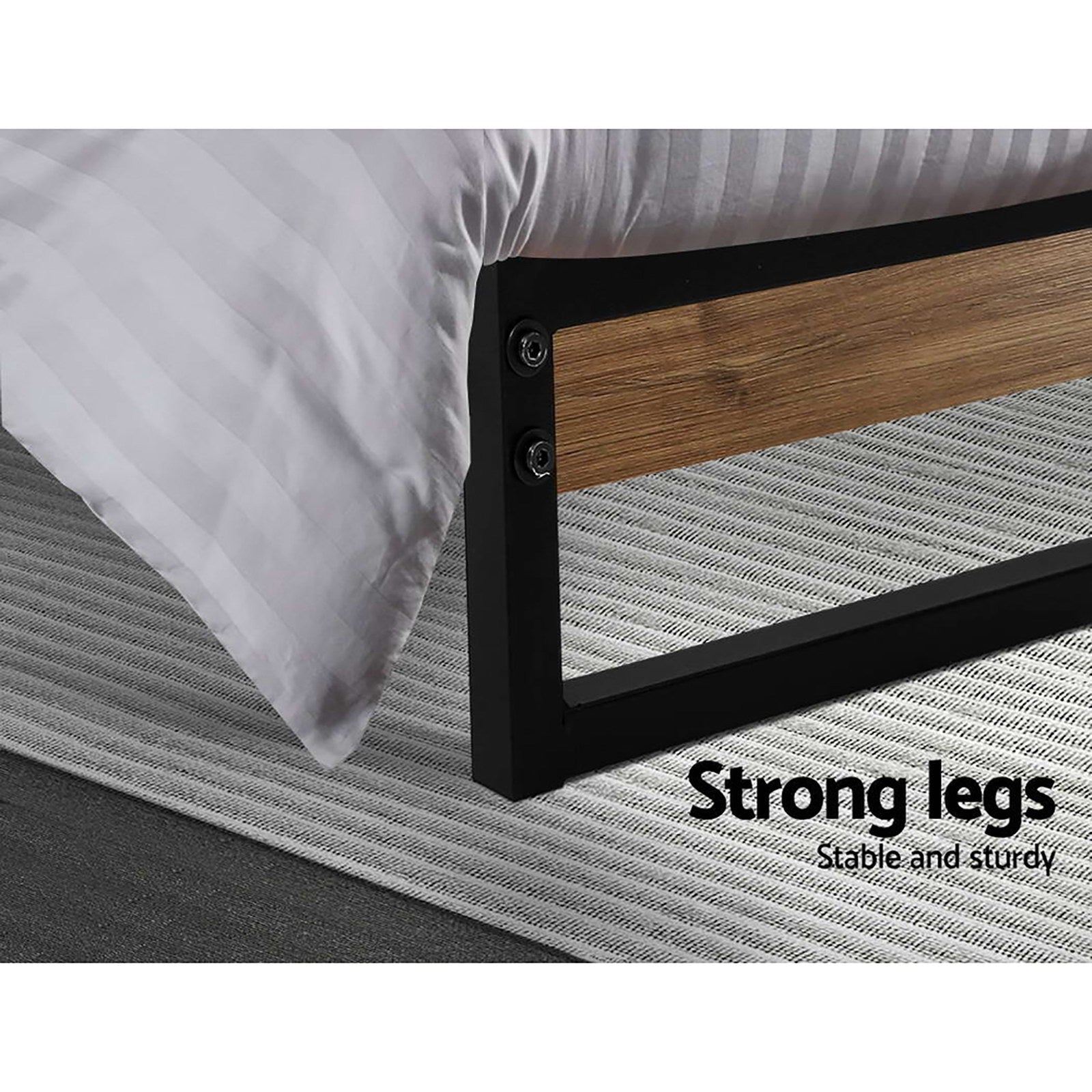Dane Metal Bed Frame — Single