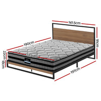 Artiss Dane Metal Bed Frame — Double Size Platform Base