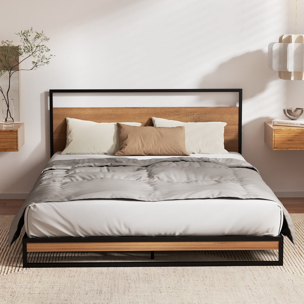 Artiss Dane Metal Bed Frame — Double Size Platform Base