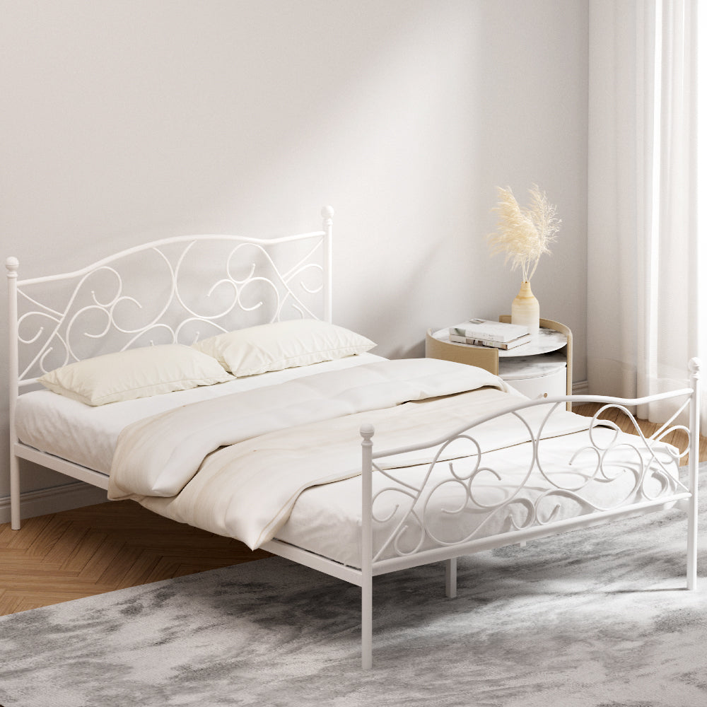 Groa Metal Bed Frame — Double