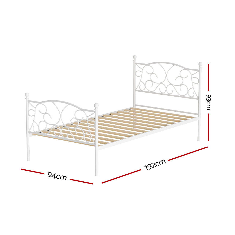 Groa Metal Bed Frame — Single