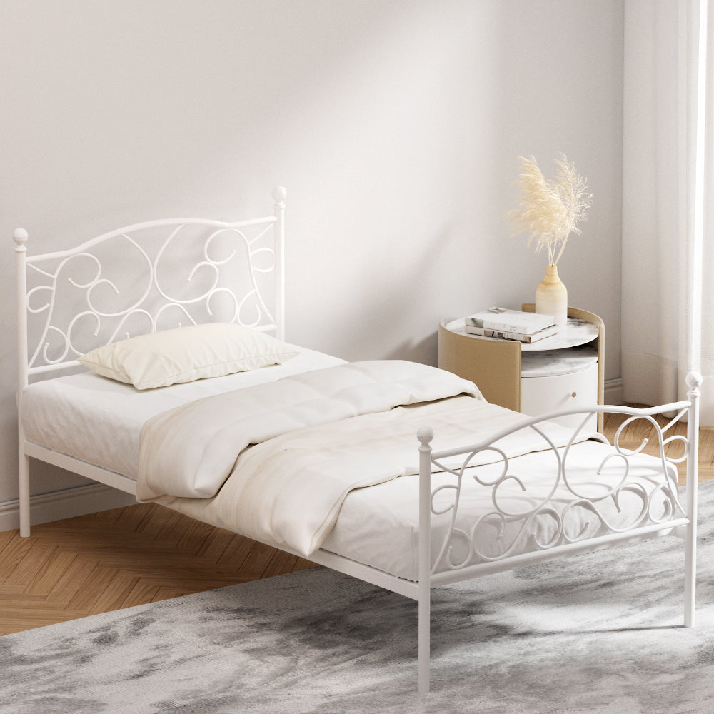 Groa Metal Bed Frame — Single