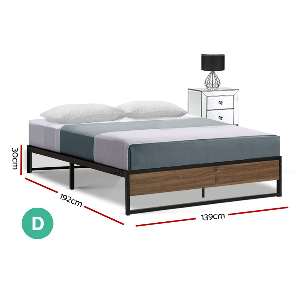 Oslo Metal Bed Frame — Double