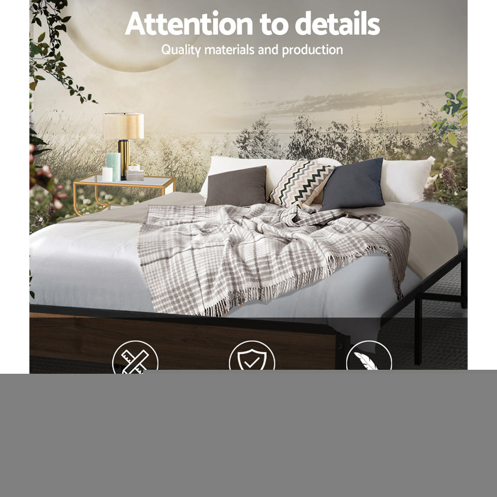 Oslo Metal Bed Frame — Double