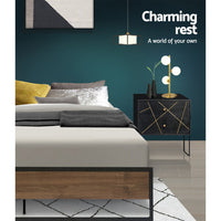 Oslo Metal Bed Frame — Double