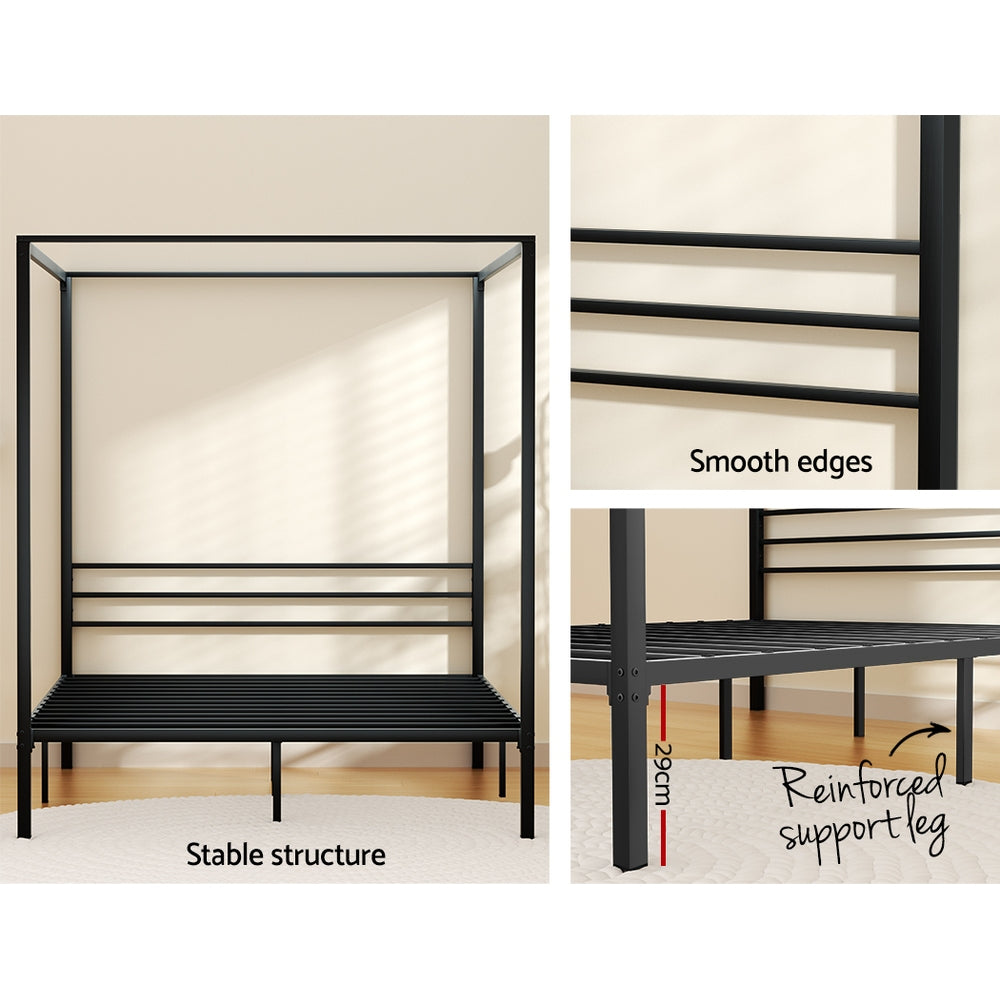 Pochy Metal Bed Frame — Double