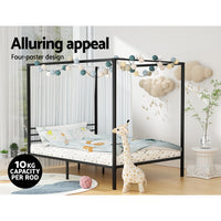 Pochy Metal Bed Frame — Double