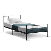 Sol Sleek Metal Bed Frame — Single