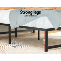 Tino Metal Bed Frame — Double