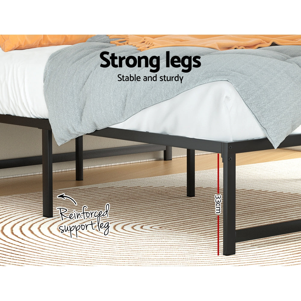 Tino Metal Bed Frame — Double
