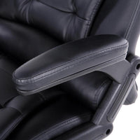 Artiss 8-Point Massage Office Chair — Heated Seat Recliner PU Leather Black