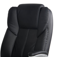 Artiss 8-Point Massage Office Chair — PU Leather Black