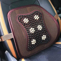 Massage Lumbar Back Cushion - Support Pad for vehicle seat or Office Chair