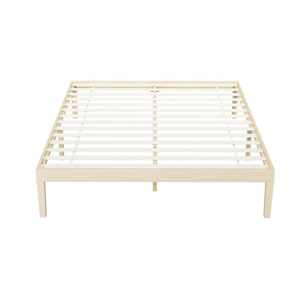Bruno Pine Timber Bed Frame — Double