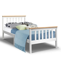Pony Timber Bed Frame — Single, White