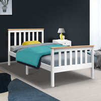 Pony Timber Bed Frame — Single, White