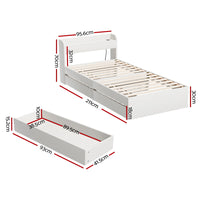 Aura Smart Storage Bed Frame — Single