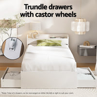 Aura Smart Storage Bed Frame — Single