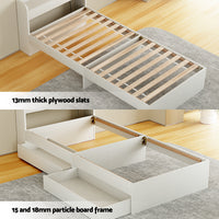 Aura Smart Storage Bed Frame — Single