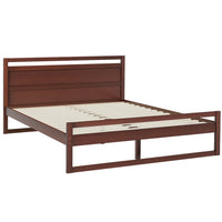 Witton Walnut Pine Bed Frame — Double